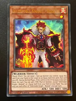 Infernoble Knight - Roland TOCH-EN014 Ultra Rare 1st Edition Near Mint Yugioh - Image 1
