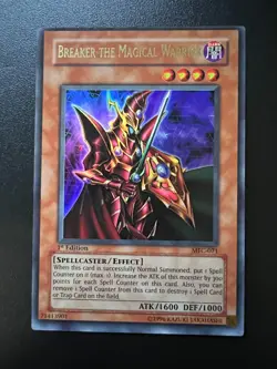 Breaker the Magical Warrior MFC-071 Ultra Rare 1st Edition Moderate Play Yugioh - Image 1