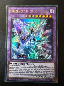 Mirrorjade the Iceblade Dragon SDAZ-EN041 Ultra Rare 1st Ed Near Mint Yugioh - Image 1