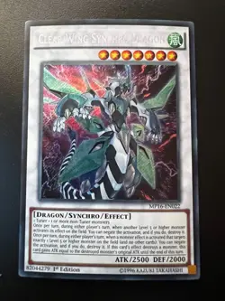 Clear Wing Synchro Dragon MP16-EN022 Secret Rare 1st Edition Near Mint Yugioh - Image 1