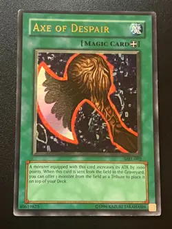 Axe of Despair MRL-002 Ultra Rare Unlimited Heavy Play Yugioh - Image 1