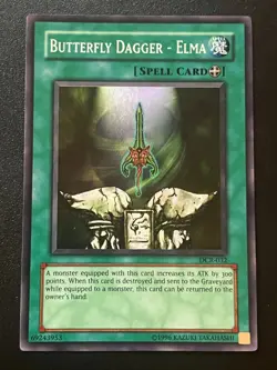 Butterfly Dagger - Elma DCR-032 Super Rare Unlimited Near Mint Yugioh - Image 1