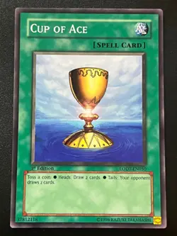 Cup of Ace LODT-EN050 Common 1st Edition Near Mint Yugioh - Image 1