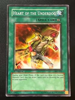 Heart of the Underdog IOC-032 Common 1st Edition Light Play+ Yugioh - Image 1