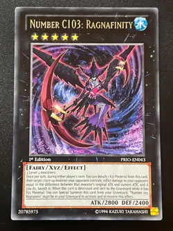Number C103: Ragnafinity PRIO-EN043 Rare 1st Edition Near Mint Yugioh - Image 1