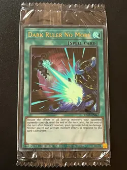 Dark Ruler No More LART-EN063 Ultra Rare SEALED Near Mint Yugioh - Image 1