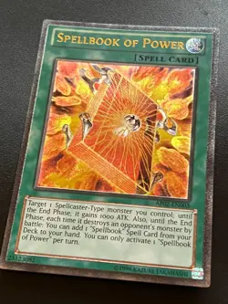 Spellbook of Power AP02-EN003 Ultimate Rare EURO Near Mint Yugioh - Image 2