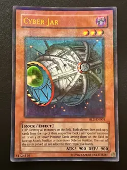 Cyber Jar HL2-EN001 Ultra Parallel Rare Hobby League 2 Light Play+ Yugioh - Image 1