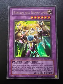 Elemental Hero Thunder Giant TLM-EN036 Ultra Rare 1st Edition Light Play+ Yugioh - Image 1