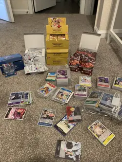 One Piece TCG Bulk Lot 12 lbs OP-02, OP-03, OP-04, OP-05 English Foils + C/UC - Image 1