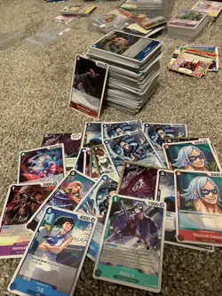 One Piece TCG Bulk Lot 12 lbs OP-02, OP-03, OP-04, OP-05 English Foils + C/UC - Image 3