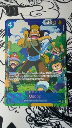 One Piece TCG-EB02-022 Usopp-Alt Art-Extra Booster 25th Anniversary-NM - Image 1