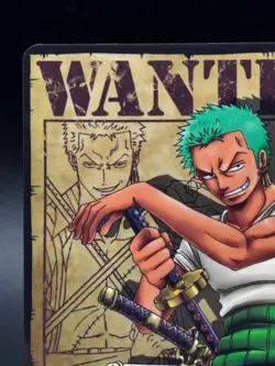 One Piece AR Carddass Roronoa Zoro Wanted! 01-05 Berry Match 2011 Bandai - Image 2