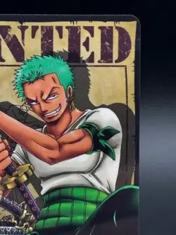 One Piece AR Carddass Roronoa Zoro Wanted! 01-05 Berry Match 2011 Bandai - Image 3