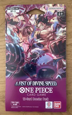 ONE PIECE A Fist Of Divine Speed OP-11 Sleeved Blister Packs (3-Pack Lot) - Image 3