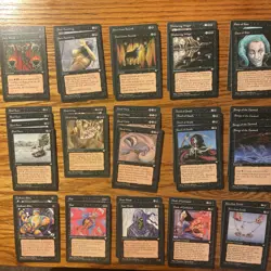 MTG: Vintage Ice Age 85 Card Black Lot - ‘95 Magic The Gathering - Ready To Play - Image 2