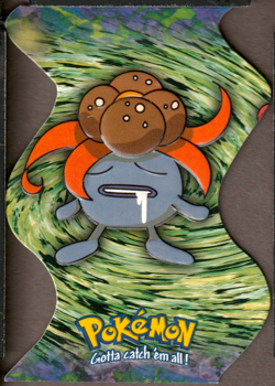 Pokemon TV Series 2 Topps - Die-Cut Embossed Chase Card #44 Gloom EV5 - Image 1