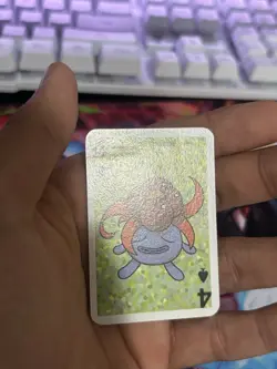 1999 Pokemon Bicycle Mini Poker Cards Gloom English #4 OF SPADES - Image 4