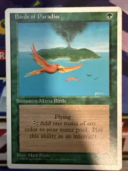 Birds of Paradise Fourth Edition 4th​​​​​​ - MTG Magic Card - - Image 1