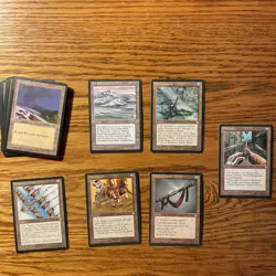 MTG: Vintage ‘95 Ice Age 100 Card White Lot LP - Curated White Library Or Play - Image 2