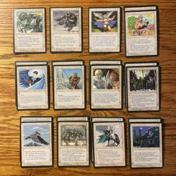 MTG: Vintage ‘95 Ice Age 100 Card White Lot LP - Curated White Library Or Play - Image 3