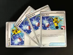 Super Rod Non Holo 188/193 Prize Pack 5 League Stamped PLAYSET Pokemon TCG Card - Image 1