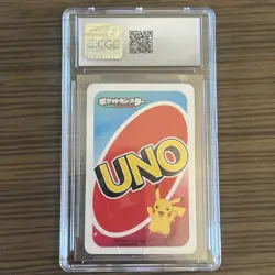 CGC 8.5 Eeveelutions +4 Playing Card 2021 Pokemon Pocket UNO Mattel Orig - Image 2