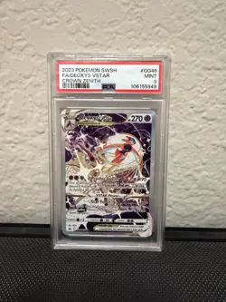 PSA 9 Deoxys VSTAR GG46/GG70 Crown Zenith: Galarian Gallery Holo Pokemon Card - Image 1