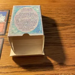 MTG: Vintage Red ‘95 Ice Age 75 Card Lot: 60 Cards Plus 15 Lands & Empty Starter - Image 5