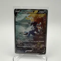 Hisuian Samurott V GG51/GG70 Crown Zenith Galarian Gallery Holo NM Pokemon Card - Image 1