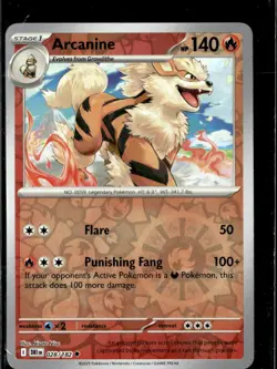 Pokemon Arcanine 28/182 Destined Rivals Reverse Holo 2 Card Lot - Image 1