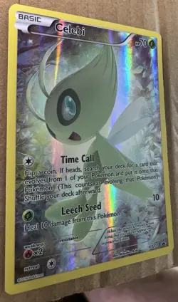 Pokemon TCG Celebi XY111 XY Promo Holo Basic Card English 2016 - Image 2