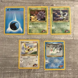 5 Gym Challenge Pokemon Card Bundle NM - Image 1