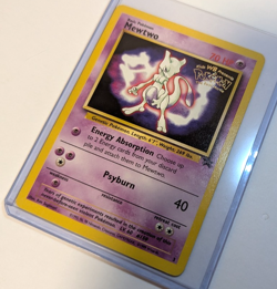 Pokemon the First Movie Promo Mewtwo Card (1999) Lightly Played (LP) - Image 4
