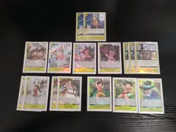 One Piece TCG Card Game Lot 16 Cards Total All Near Mint Or Better Condition - Image 1
