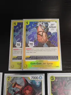 One Piece TCG Card Game Lot 16 Cards Total All Near Mint Or Better Condition - Image 2