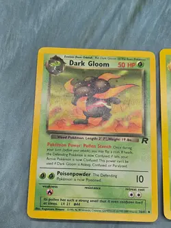 Pokemon - Lot Of 2 Pokemon TCG Cards Gloom & Dark Gloom - LP/MP - Image 2
