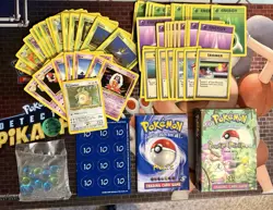 Pokemon TCG Power Reserve Theme Deck Complete Contents + Cards Vintage WOTC READ - Image 1