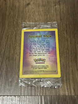 Pokemon Ancient Mew Movie Promo Card 2000 Foil Holofoil Mint NEW Sealed - Image 1