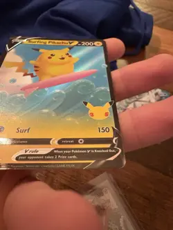 Pokemon Card - Celebrations Classic Collection 008/025 - SURFING PIKACHU (holo) - Image 5