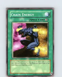 Yu-Gi-Oh TCG Chain Energy SRL-046 Unlimited Regular Common Card NM - Image 1
