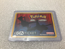 Pokemon Eon Ticket Promo e-Reader Card Ruby & Sapphire - Image 1