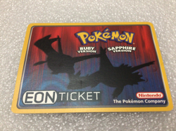 Pokemon Eon Ticket Promo e-Reader Card Ruby & Sapphire - Image 2