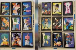 HUGE LOT x391 vintage 90's Bandai Dragon Ball Z cards unsorted some V. rare Kira - Image 3