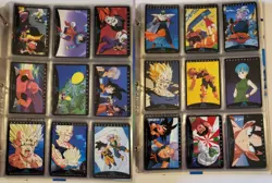 HUGE LOT x391 vintage 90's Bandai Dragon Ball Z cards unsorted some V. rare Kira - Image 5