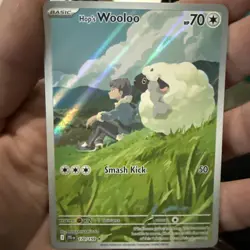 Hops Wooloo 170/159 (JTG) Journey Together NM Illustration Rare Pokemon Card - Image 2