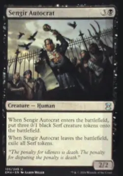 Sengir Autocrat - Eternal Masters: #105, Magic: The Gathering Nm R60 - Image 1