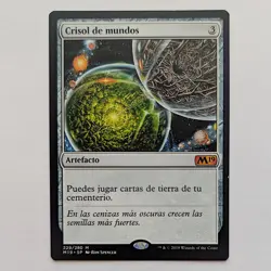 Crucible of Worlds (Crisol de mundos) Spanish, 2019 Core Set (M19) #229, LP MTG - Image 1