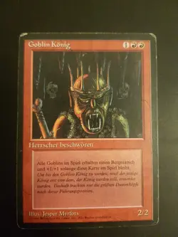 Goblin King Konig, Deutsch Limitiert Fbb Premodern Magic Mtg Karten Sammlung - Image 1