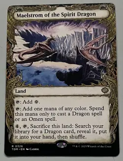 MTG Tarkir: Dragonstorm Maelstrom of the Spirit Dragon Land RARE REGULAR #0326 - Image 1